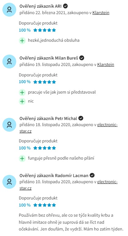 Recenze a zkušenosti s elektrickým krbem Klarstein Kaprun