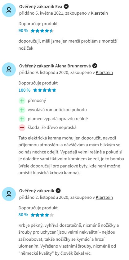 Recenze a zkušenosti s elektrickým krbem Klarstein St. Moritz