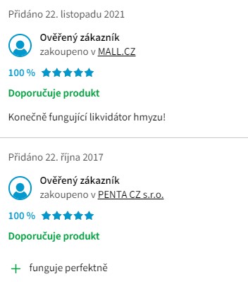 Recenze a zkušenosti s lapačem hmyzu G21 GT-40