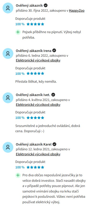 Recenze a zkušenosti s elektrickým obojkem Petrainer 620