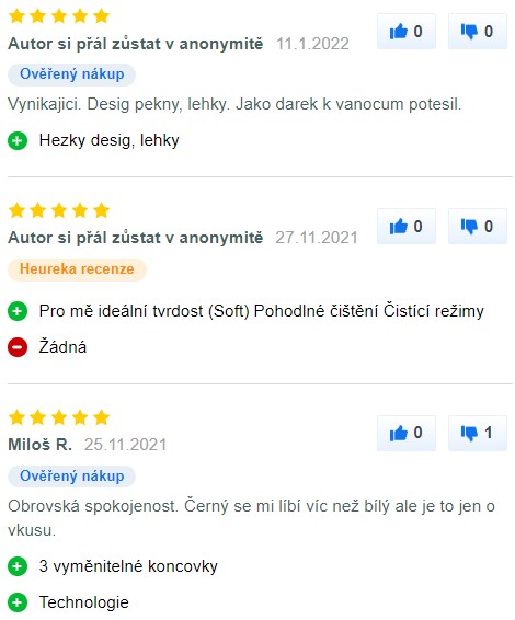 Recenze a zkušenosti se zubním kartáčkem Niceboy ION Sonic na Mall