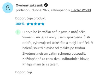 Recenze a zkušenosti se zubním kartáčkem Niceboy ION Sonic