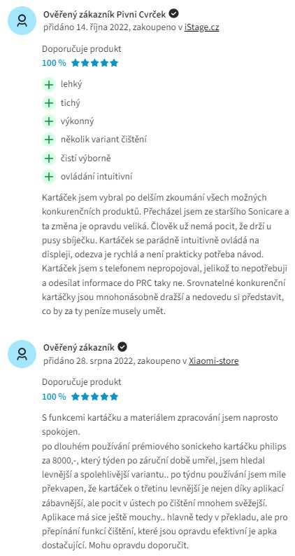 Recenze a zkušenosti se zubním kartáčkem Xiaomi Oclean X Pro Elite