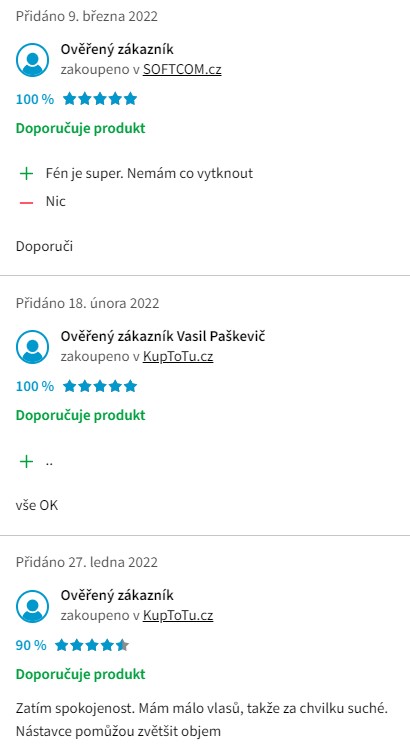 Recenze a zkušenosti s fénem na vlasy Remington D5219