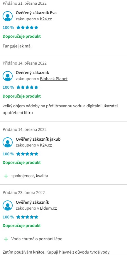 Recenze a zkušenosti s filtrační konvicí Brita Marella XL Memo