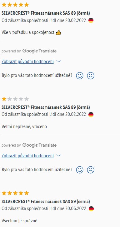 Recenze a zkušenosti se Silvercrest Fitness náramkem