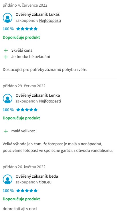 Recenze a zkušenosti s fotopastí Bentech TC03