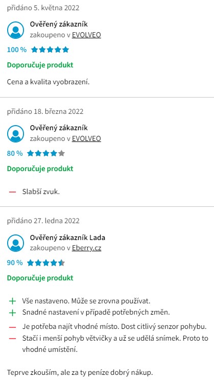 Recenze a zkušenosti s fotopastí Evolveo StrongVision Mini