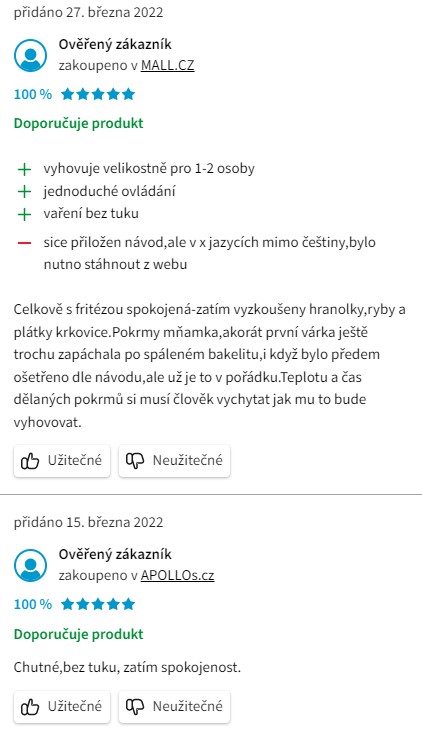 Recenze a zkušenosti s horkovzdušnou fritézou Clatronic FR 3698