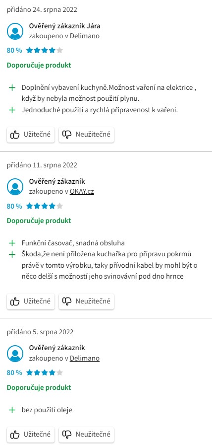 Recenze a zkušenosti s horkovzdušnou fritézou Delimano Star