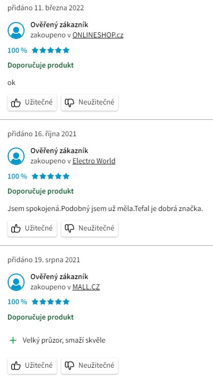 Recenze a zkušenosti s horkovzdušnou fritézou Tefal FF203130