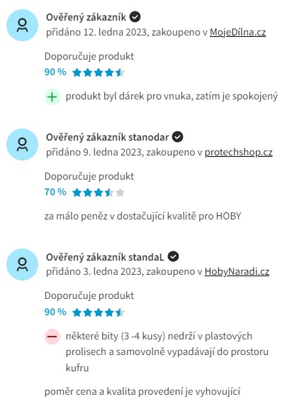 Recenze a zkušenosti s gola sadou Geko G10151