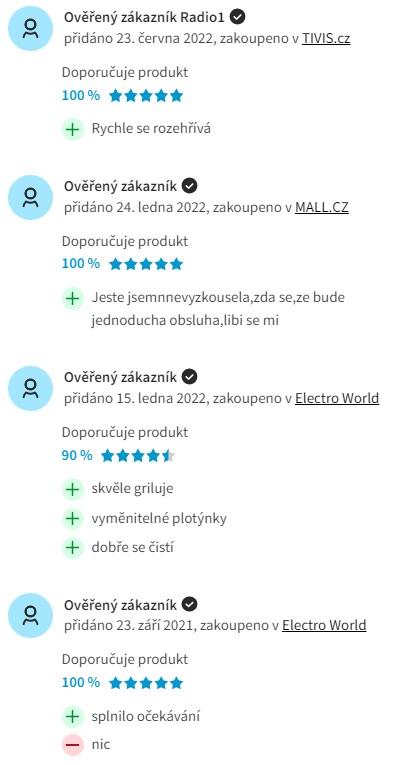 Recenze a zkušenosti s elektrickým grilem ECG KG 1000 Gourmet