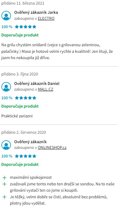 Recenze a zkušenosti s elektrickým grilem Sage BGR820