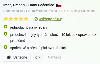 Recenze a zkušenosti s toustovačem Philips HD 2516/90