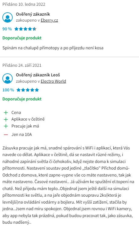 Recenze a zkušenosti s inteligentní zásuvkou TP-Link Tapo P100