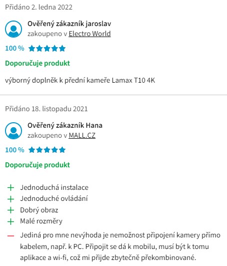 Recenze a zkušenosti s kamerou do auta Lamax T10