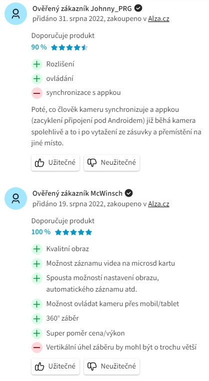 Recenze a zkušenosti s IP kamerou Xiaomi Mi 360° Home Security Camera 2K