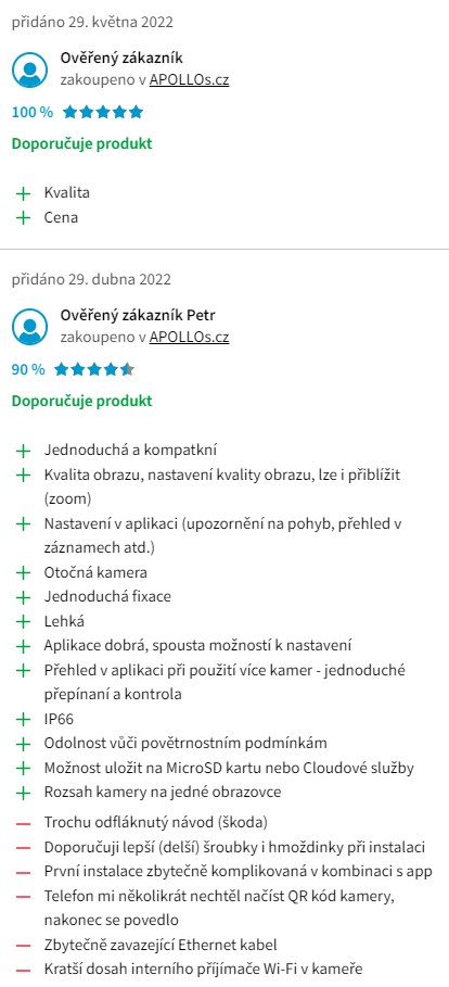 Recenze a zkušenosti s kamerou na dům Xiaomi Imilab EC3