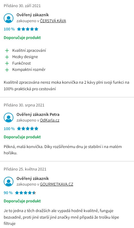 Recenze a zkušenosti s moka kávovarem Bialetti Venus 2