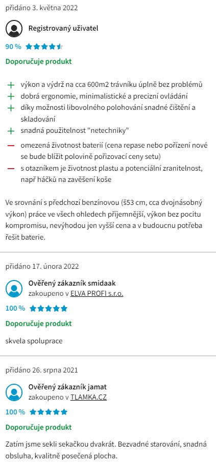 Recenze a zkušenosti s aku sekačkou Ego LM1903E-SP