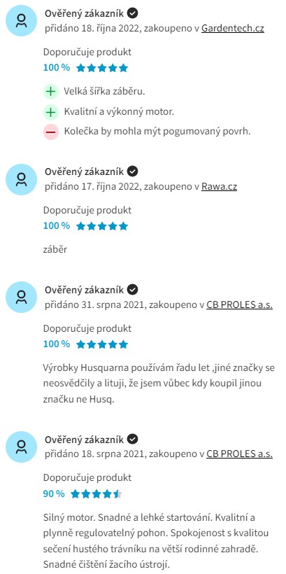 Recenze a zkušenosti se sekačkou Husqvarna LC 356VP