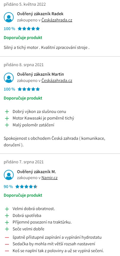 Recenze a zkušenosti se zahradním traktorem Cub Cadet XT2 PR95