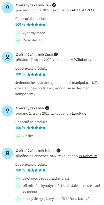 Recenze a zkušenosti s kuchyňským robotem KitchenAid 5KSM175