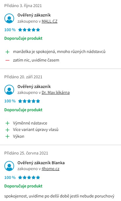 Recenze a zkušenosti s kulmofénem Sencor SHS 7551