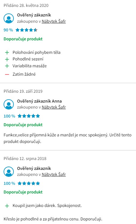 Recenze a zkušenosti s masážním křeslem MADdiamond MD-18/3-OH-MS