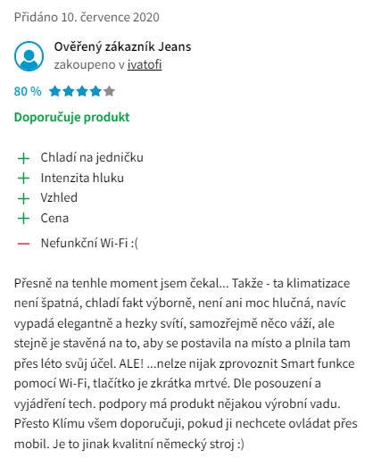 Recenze a zkušenosti s mobilní klimatizací Clatronic CL 3716 na Hej