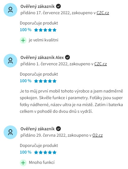 Recenze a zkušenosti s mobilním telefonem Samsung Galaxy S22 Ultra