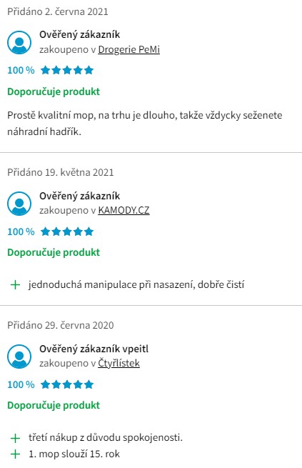 Recenze a zkušenosti s mopem Vileda Ultramax Microfibre