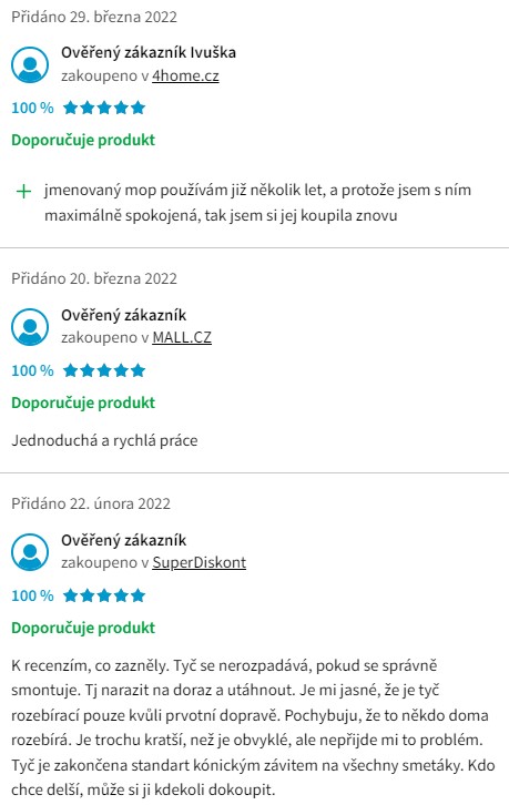 Recenze a zkušenosti s mopem Vileda Ultramax set box