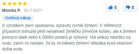 Recenze a zkušenosti s napařovačem oděvů ETA Stephany 2270 90000 na Mall