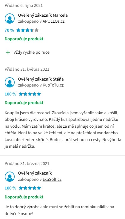 Recenze a zkušenosti s napařovačem oděvů Philips GC362/80