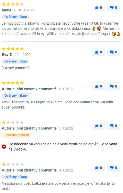 Recenze a zkušenosti s napařovačem oděvů Sencor SSI 0850RS na Mall