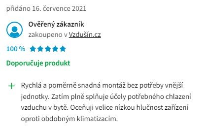 Recenze a zkušenosti s nástěnnou klimatizací Olimpia Splendid Unico Air 8 SF