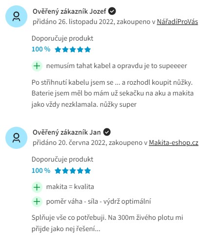 Recenze a zkušenosti s aku nůžkami na živý plot Makita DUH523Z