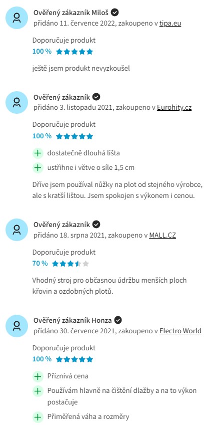 Recenze a zkušenosti s elektrickými nůžkami na živý plot Fieldmann FZN 2305-E