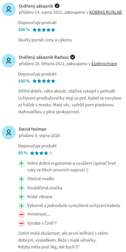 Recenze a zkušenosti s elektrickými nůžkami na živý plot Stiga SHT 600