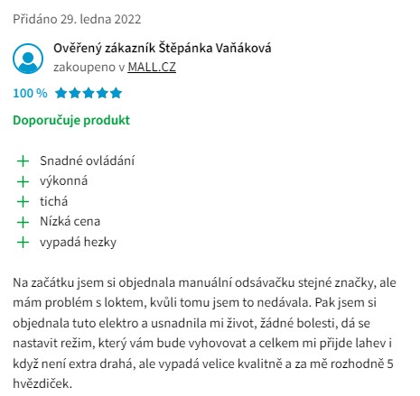 Recenze a zkušenosti s odsávačkou mléka TrueLife Nutrio BP Electric