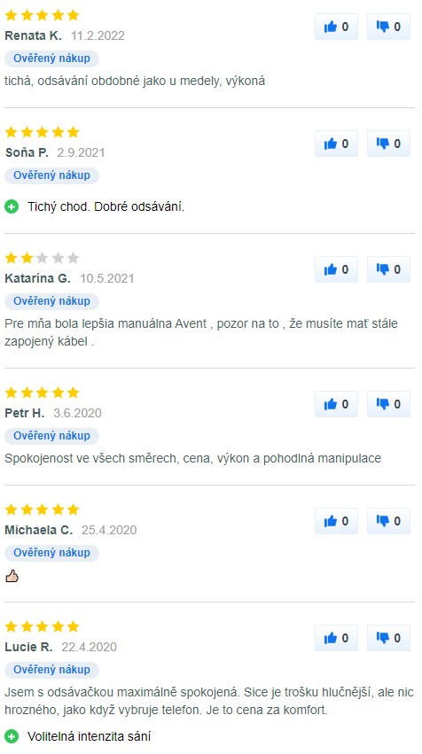 Recenze a zkušenosti s odsávačkou mléka Zopa Comfy na Mall