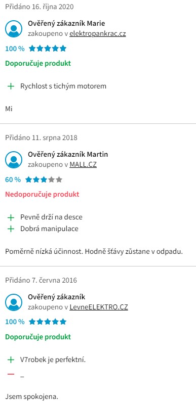 Recenze a zkušenosti s odšťavňovačem Bosch MES25C0