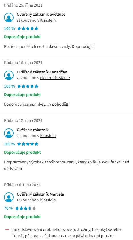 Recenze a zkušenosti s odšťavňovačem Klarstein Fruitberry