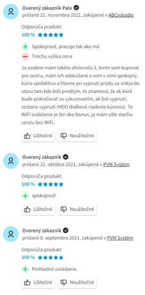 Recenze a zkušenosti s elektrickým konvektorem Elíz EL 2000 INV WiFi