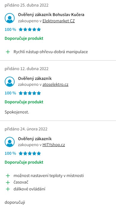 Recenze a zkušenosti s olejovým radiátorem Teesa TSA8034