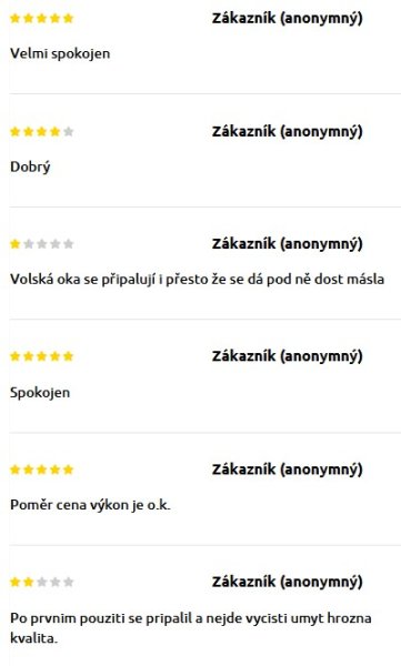 Recenze a zkušenosti s pánví na lívance Apetit 19FP184L-B