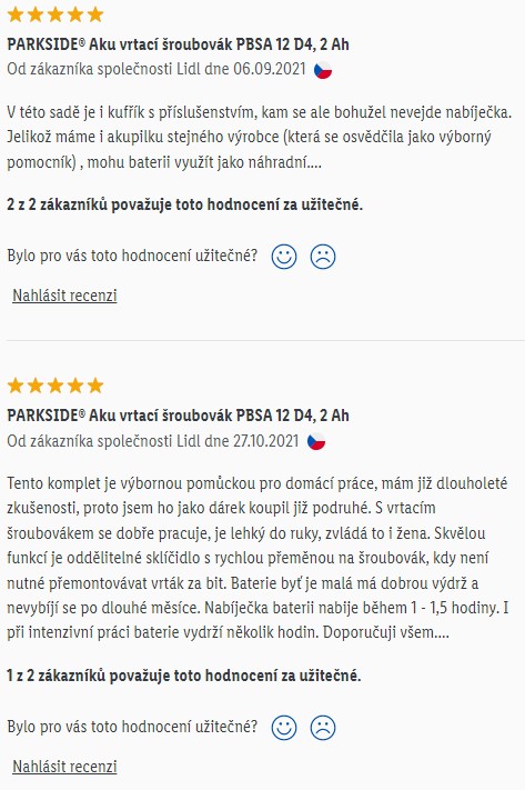 Recenze a zkušenosti s vrtacím šroubovákem Parkside PBSA 12 D4