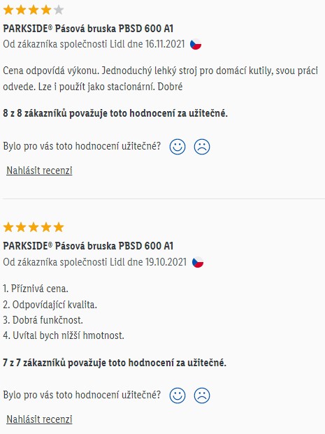 Recenze a zkušenosti s pásovou bruskou Parkside PBSD 600 A1